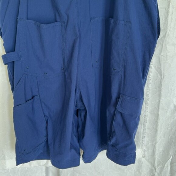 DULUTH TRADING CO. women’s Blue Heirloom Gardening shirt overalls. Size M. - Picture 9 of 11